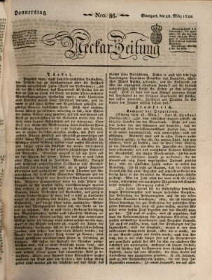 Neckar-Zeitung Donnerstag 28. März 1822