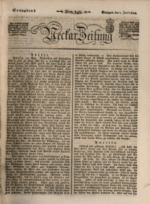 Neckar-Zeitung Samstag 1. Juni 1822