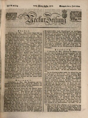 Neckar-Zeitung Sonntag 2. Juni 1822