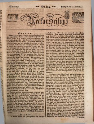 Neckar-Zeitung Montag 17. Juni 1822