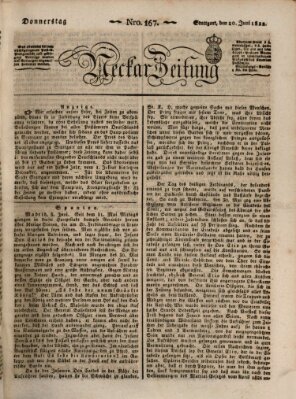 Neckar-Zeitung Donnerstag 20. Juni 1822