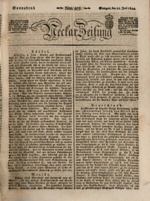 Neckar-Zeitung Samstag 22. Juni 1822