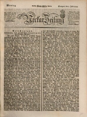 Neckar-Zeitung Montag 8. Juli 1822