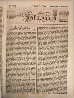 Neckar-Zeitung Freitag 16. August 1822