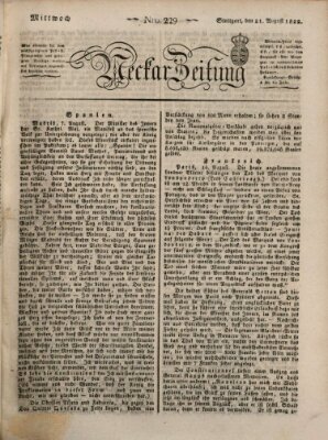 Neckar-Zeitung Mittwoch 21. August 1822