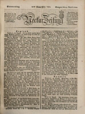 Neckar-Zeitung Donnerstag 29. August 1822