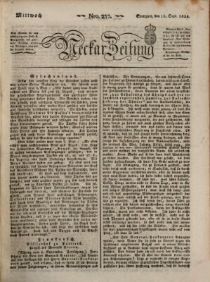 Neckar-Zeitung Mittwoch 18. September 1822