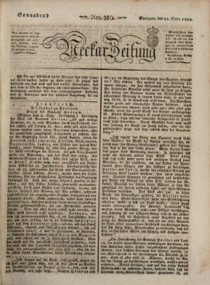 Neckar-Zeitung Samstag 21. September 1822