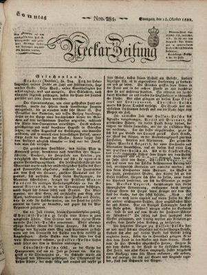 Neckar-Zeitung Sonntag 13. Oktober 1822