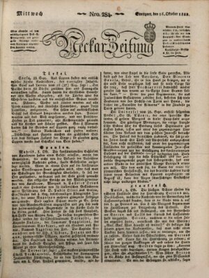 Neckar-Zeitung Mittwoch 16. Oktober 1822