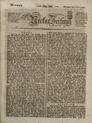 Neckar-Zeitung Mittwoch 6. November 1822