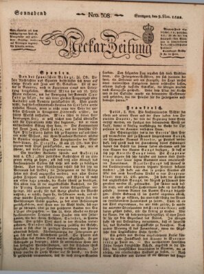 Neckar-Zeitung Samstag 9. November 1822