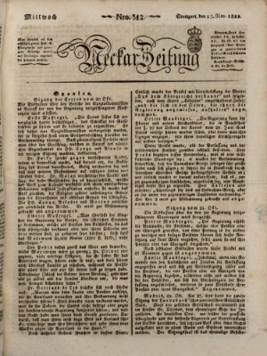 Neckar-Zeitung Mittwoch 13. November 1822