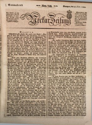 Neckar-Zeitung Samstag 23. November 1822