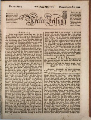 Neckar-Zeitung Samstag 30. November 1822