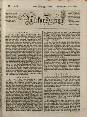 Neckar-Zeitung Mittwoch 18. Dezember 1822