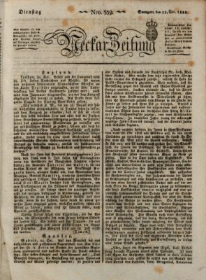 Neckar-Zeitung Dienstag 31. Dezember 1822