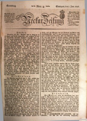 Neckar-Zeitung Sonntag 5. Januar 1823