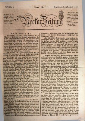 Neckar-Zeitung Montag 13. Januar 1823