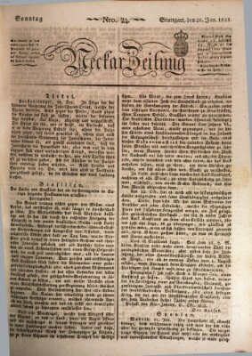 Neckar-Zeitung Sonntag 26. Januar 1823