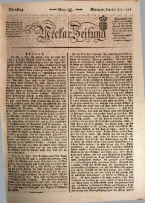 Neckar-Zeitung Dienstag 28. Januar 1823