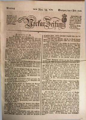 Neckar-Zeitung Montag 3. Februar 1823