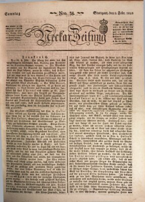 Neckar-Zeitung Sonntag 9. Februar 1823