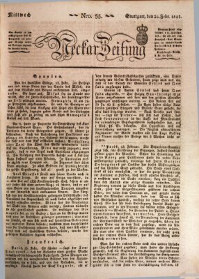 Neckar-Zeitung Mittwoch 26. Februar 1823