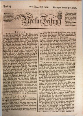 Neckar-Zeitung Freitag 28. Februar 1823