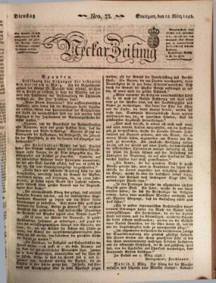 Neckar-Zeitung Dienstag 18. März 1823