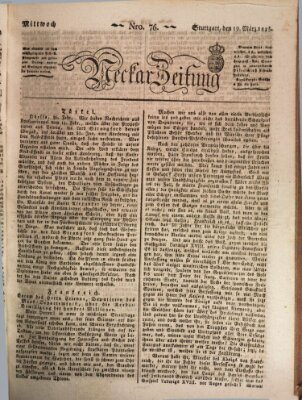 Neckar-Zeitung Mittwoch 19. März 1823