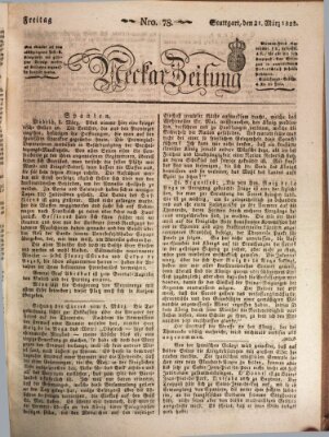 Neckar-Zeitung Freitag 21. März 1823