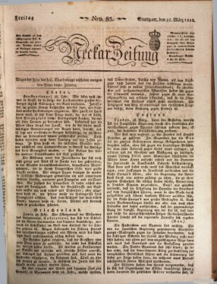 Neckar-Zeitung Freitag 28. März 1823
