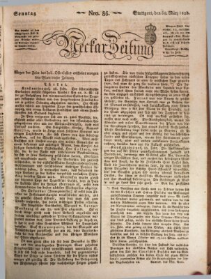 Neckar-Zeitung Sonntag 30. März 1823