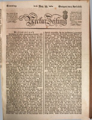 Neckar-Zeitung Sonntag 6. April 1823