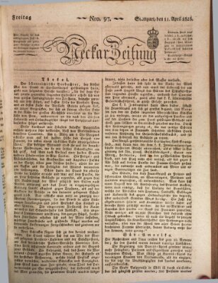 Neckar-Zeitung Freitag 11. April 1823