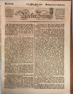 Neckar-Zeitung Mittwoch 23. April 1823