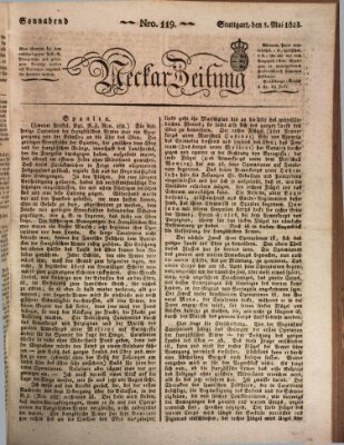 Neckar-Zeitung Samstag 3. Mai 1823