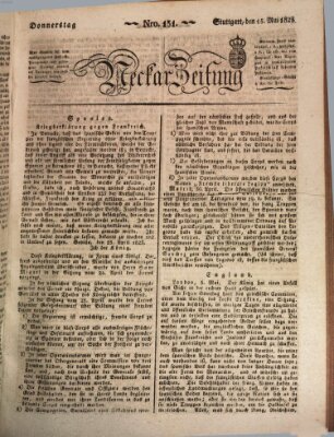 Neckar-Zeitung Donnerstag 15. Mai 1823