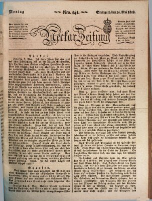 Neckar-Zeitung Montag 26. Mai 1823