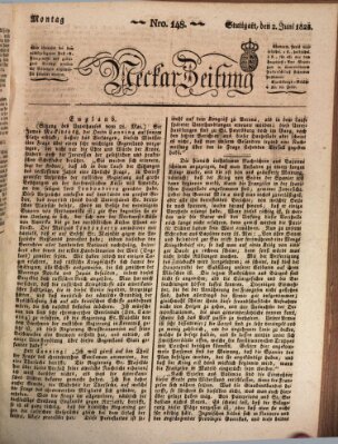 Neckar-Zeitung Montag 2. Juni 1823