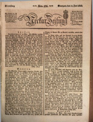 Neckar-Zeitung Dienstag 10. Juni 1823