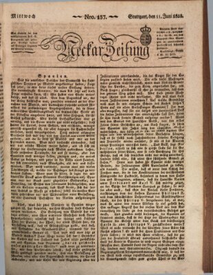 Neckar-Zeitung Mittwoch 11. Juni 1823