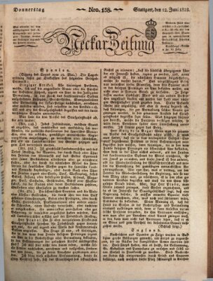 Neckar-Zeitung Donnerstag 12. Juni 1823