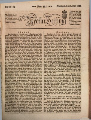 Neckar-Zeitung Sonntag 15. Juni 1823