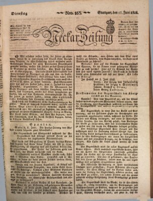 Neckar-Zeitung Dienstag 17. Juni 1823