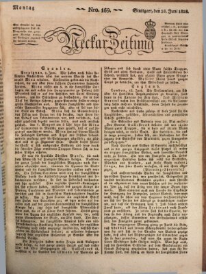 Neckar-Zeitung Montag 23. Juni 1823