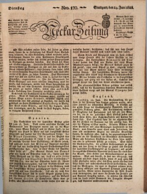 Neckar-Zeitung Dienstag 24. Juni 1823