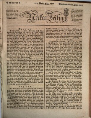 Neckar-Zeitung Samstag 28. Juni 1823