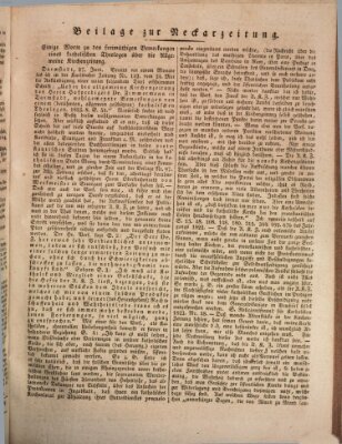 Neckar-Zeitung Sonntag 29. Juni 1823